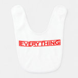 Everything Stamp Baby Bib