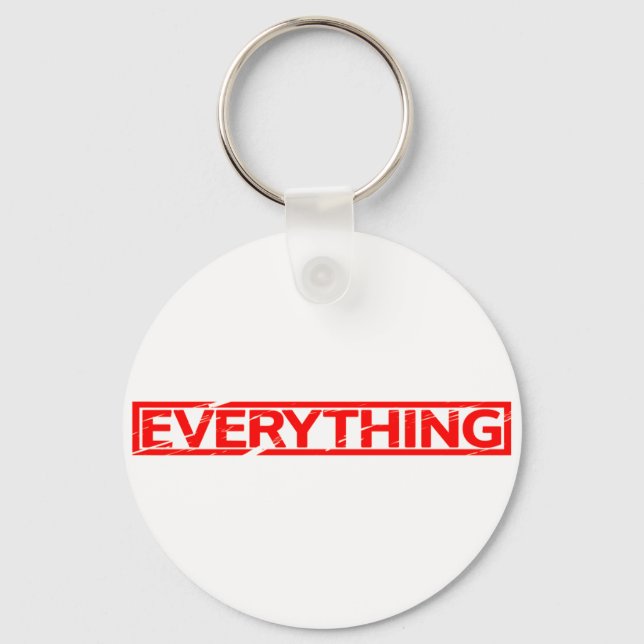 Everything Stamp Keychain (Front)