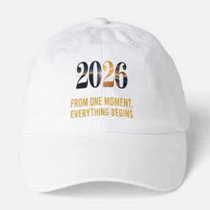 Everything starts from a single moment. hat