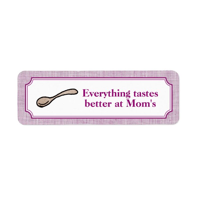Everything Tastes Better Label (Front)