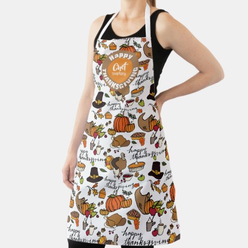 Everything Thanksgiving  Personalized Holiday Apron