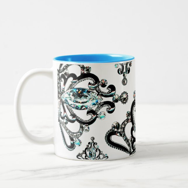"Everything Tiara" Two-Tone COFFEE MUG (Left)