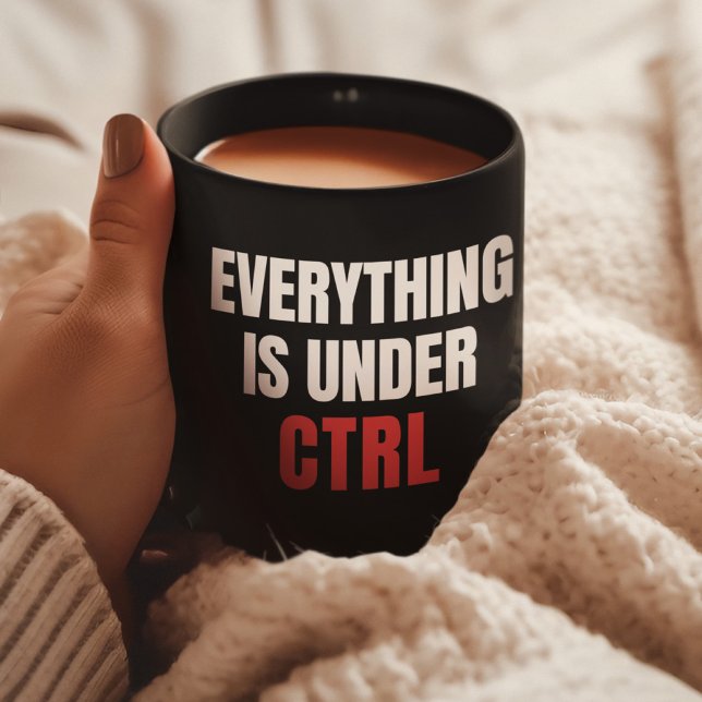 Everything Under CTRL, Funny Coder Programmer Coffee Mug (Creator Uploaded)