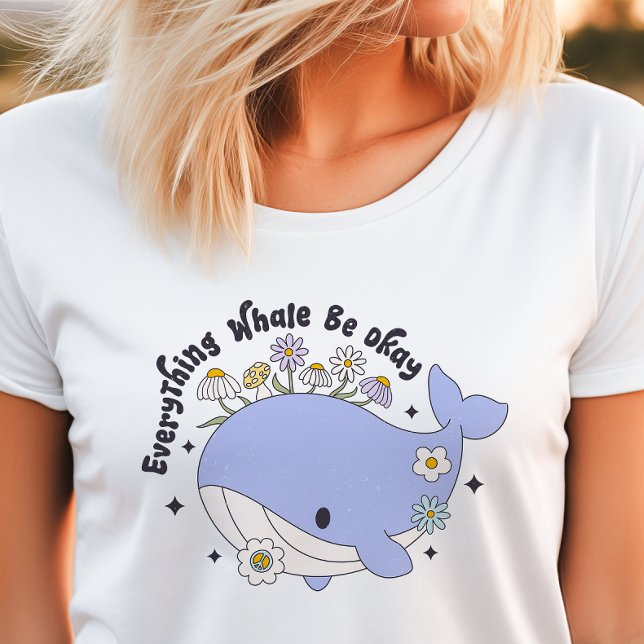 Everything Whale Be Okay Tri-Blend Shirt (Creator Uploaded)