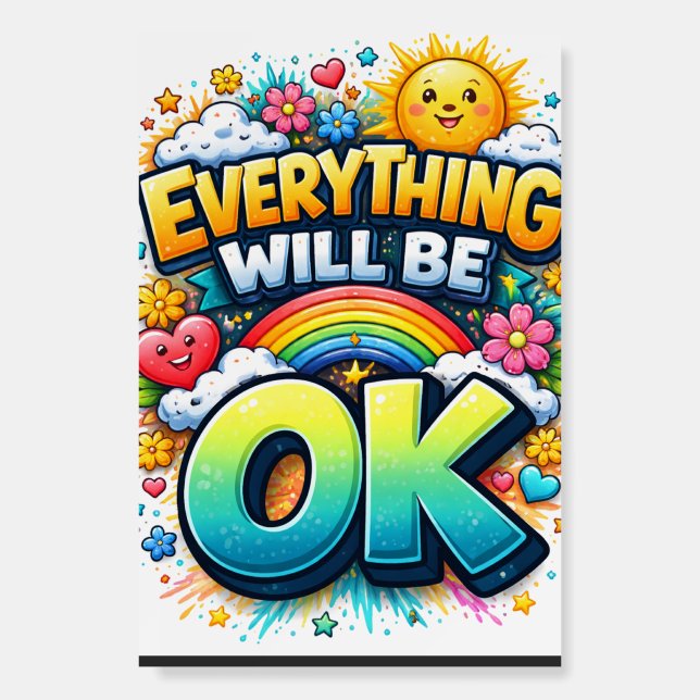 Everything Will Be OK Foam Board (Front)