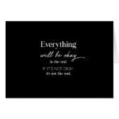 everything will be okay (Front Horizontal)