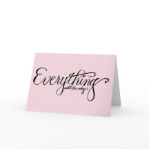 Everything Will Be Okay Greeting Card