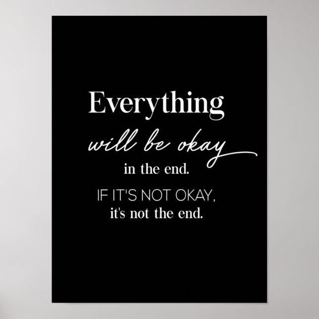 everything will be okay poster (Front)