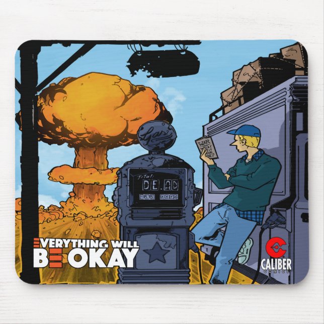 Everything Will Be Okay with title mouse pad (Front)