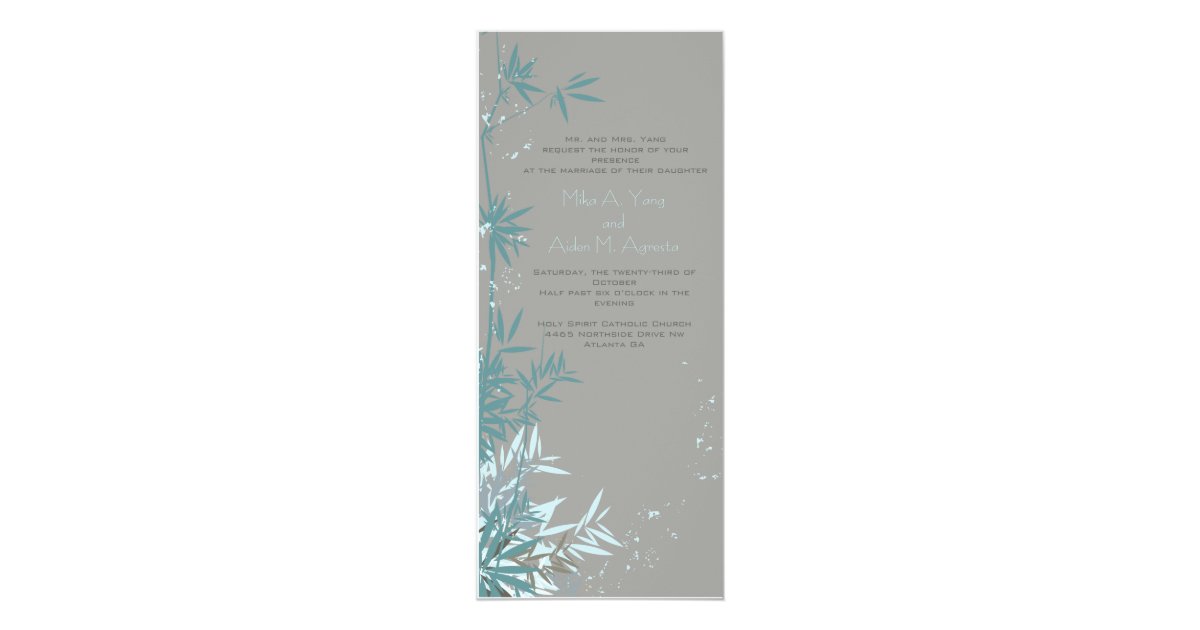 Everything Zen Wedding Invitation