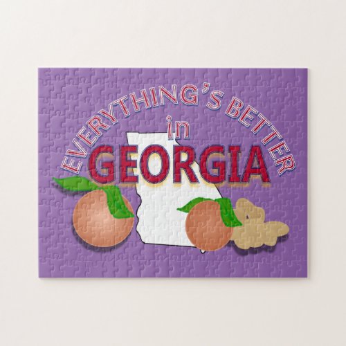Everything's Better in Georgia Puzzle