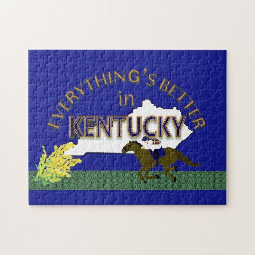 Everything's Better in Kentucky Puzzle