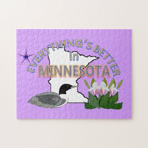Everything's Better in Minnesota Puzzle