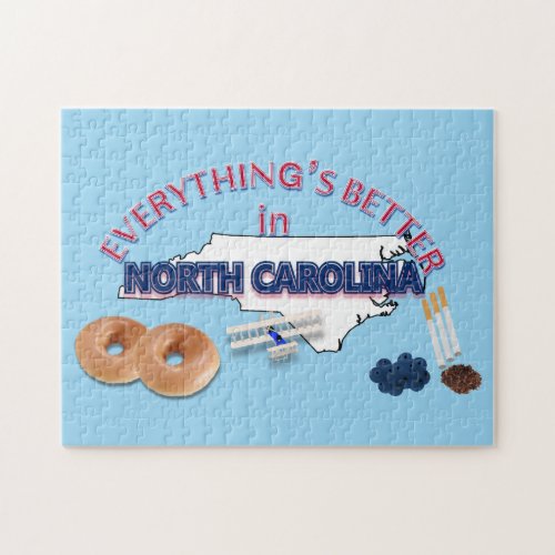 Everythings Better in North Carolina Puzzle