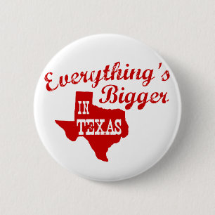 Everything's bigger in Texas State Shape Buttons