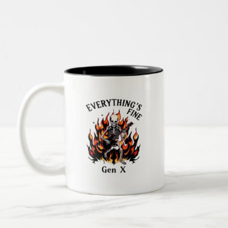 Everything's Fine Gen X Mug