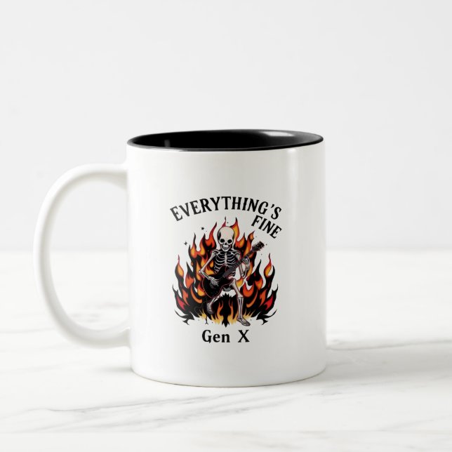 Everything's Fine Gen X Mug (Left)