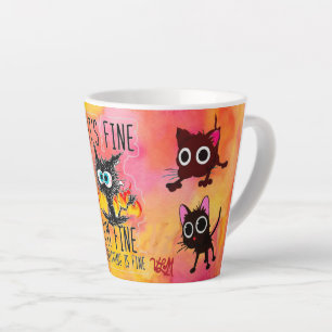 Everythings Fine Orange Kit Mug