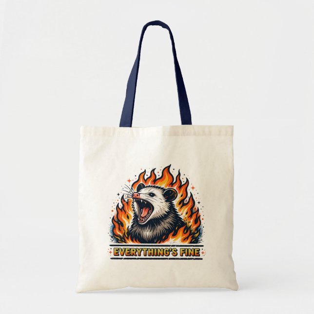 Everything's Fine Tote Bag (Front)