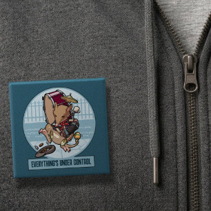 Everything's Under Control Bandicoot One Man Band Button