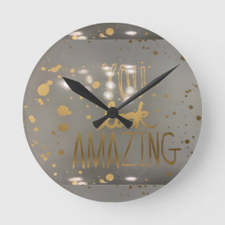 Everytime you look at time, CLOCK... Round Clock