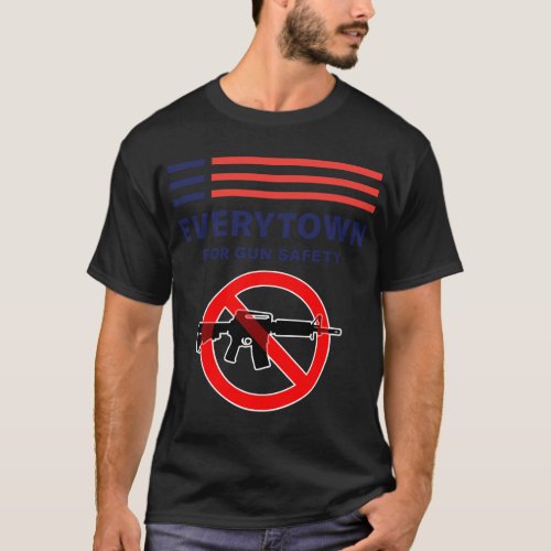 Everytown Supports For Gun Safety Stops Gun Violen T_Shirt