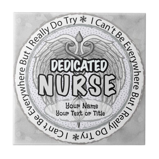 Everywhere nurse  ceramic tile (Front)