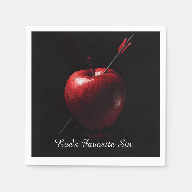 Eve's Favorite Sin  Napkins (Front)
