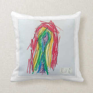 Eve's Rainbow Throw Pillow