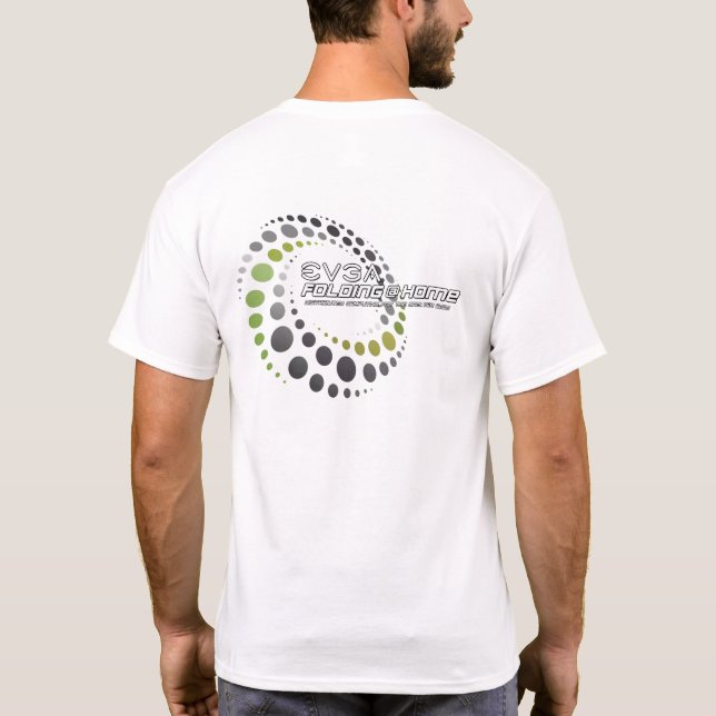 EVGA Folding@Home Spiral Graphic T-Shirt (Back)