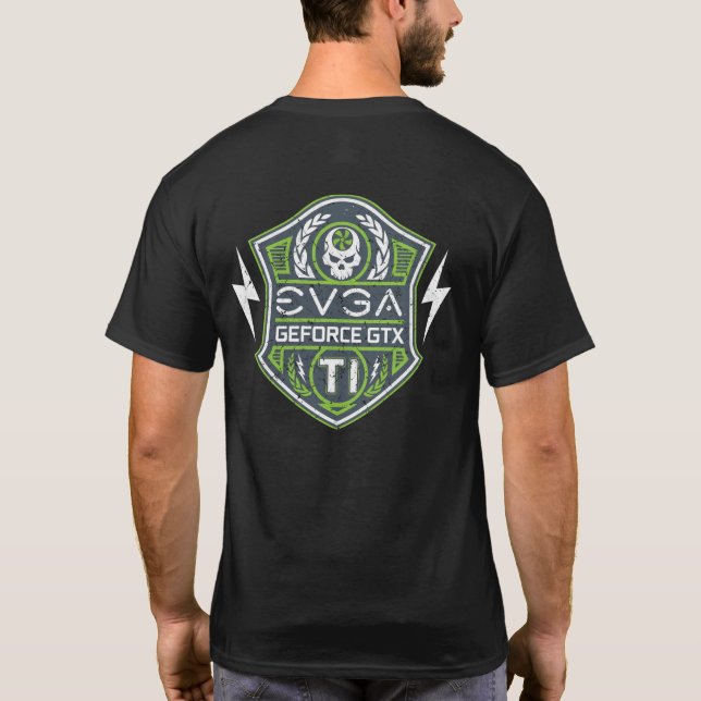 EVGA GTX 1080 Ti "Shield of Performance" T-Shirt (Back)