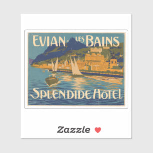 Evian Les Bains Spledide Hotel  Sticker