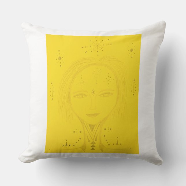 Evie Throw Pillow (Front)