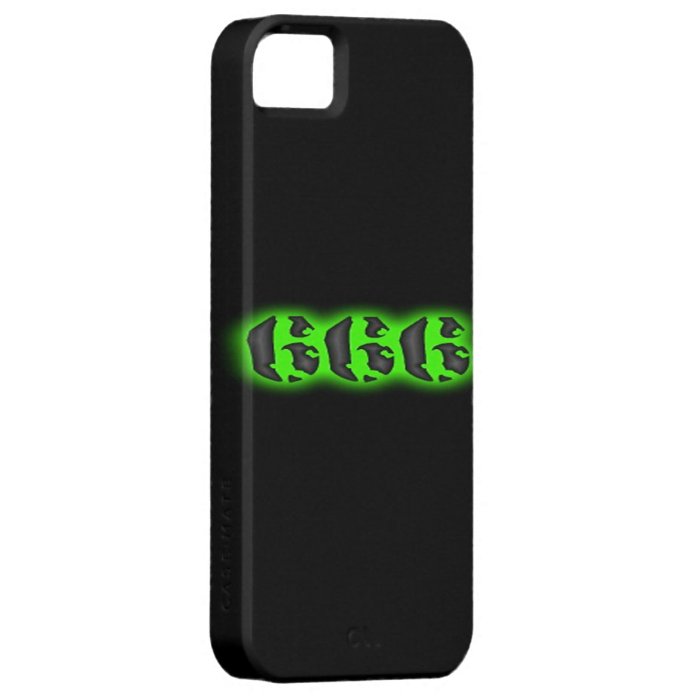 Evil 666 Eerie Green Glow Halloween iPhone 5 Covers