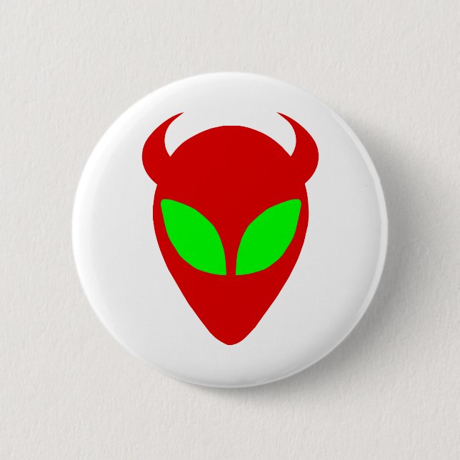 Evil Alien Button (Front)