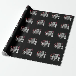 Evil Anime Sad Girl Otaku Japanese Aesthetic Wrapping Paper