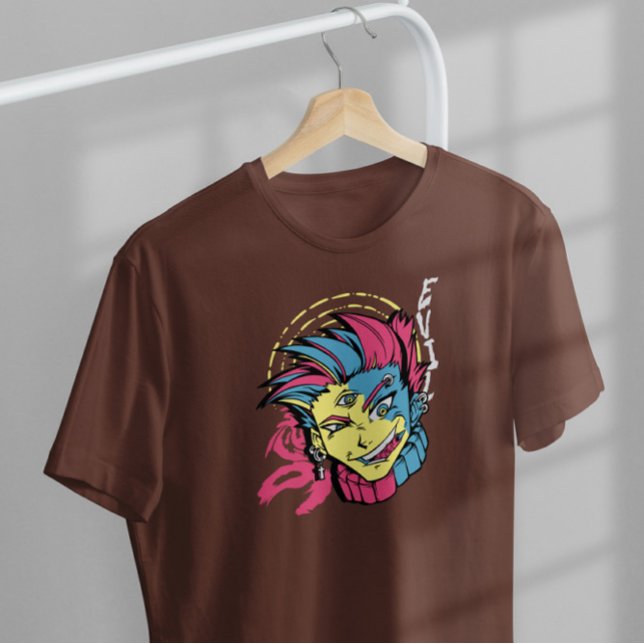 Evil Anime Villain Boy  T-Shirt (Creator Uploaded)