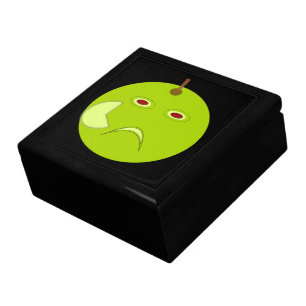 Evil Apple with Scar Halloween Gift Box