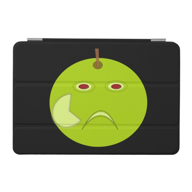 Evil Apple with Scar Halloween iPad Mini Cover (Horizontal)