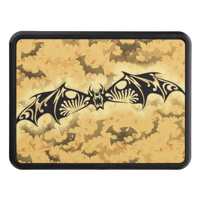 Evil Bat Trailer Hitch Cover (Front)