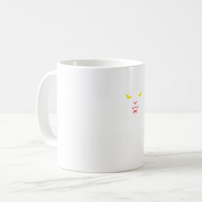 Evil Black Cat Dark Sigil Gothic Metal Art Coffee Mug (Front Left)