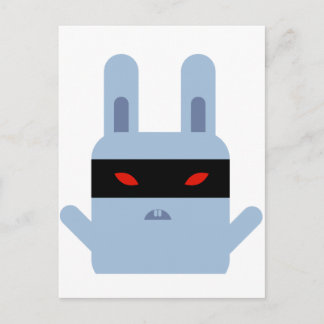 Evil Bunny Postcard