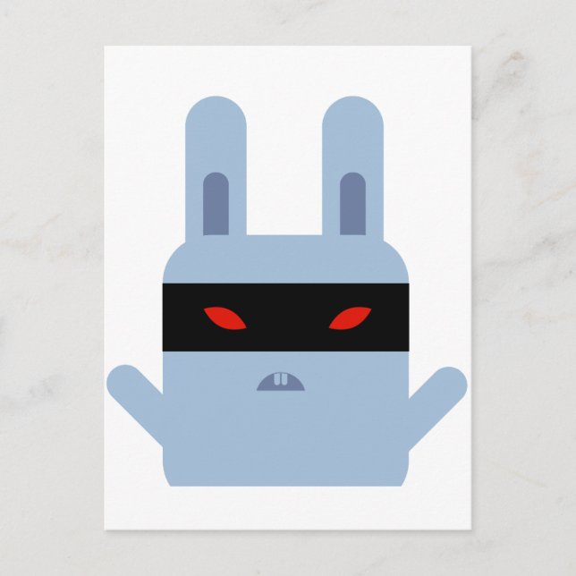 Evil Bunny Postcard (Front)