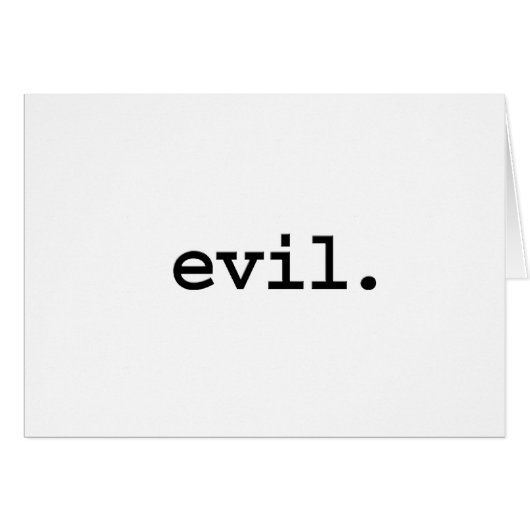 evil. cards (Front Horizontal)