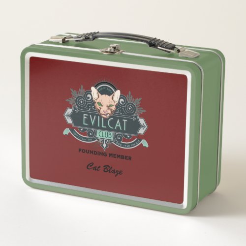 Evil Cat Club Founding Member Blaze Lunch Box