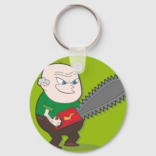 Evil Chainsaw man Keychain