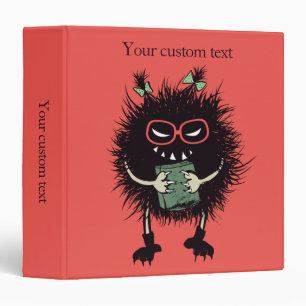 Evil Character Gothic Book Lover 3 Ring Binder