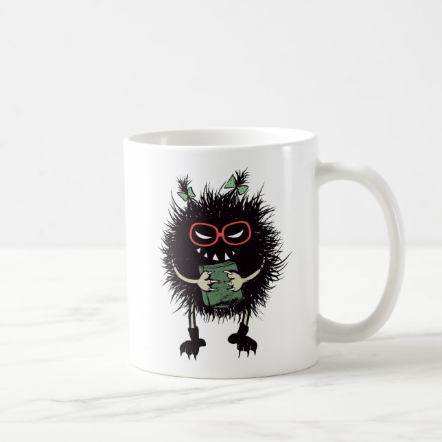 Evil Character Gothic Book Lover Coffee Mug (Right)