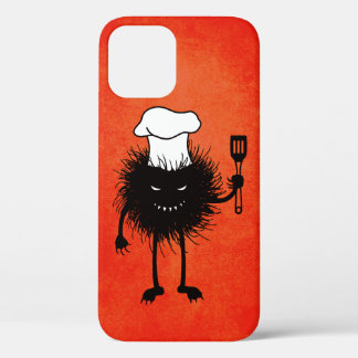 Evil Chef Cartoon Character Loves Cooking iPhone 12 Case
