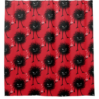 Evil Chemistry Character Love Potion Shower Curtain